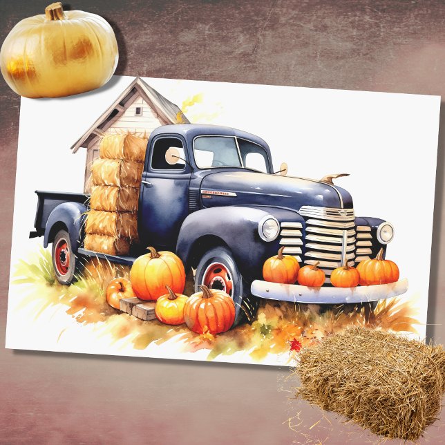 Carro de Colheita Preenchido com Pumpkins 6 Papel  (Criador carregado)