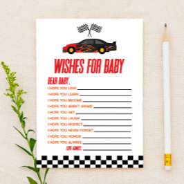 Carro De Corrida Vermelha Deseja Jogar Chá de fral