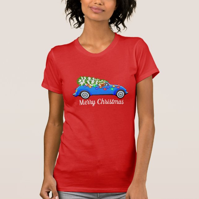 Carro de férias de camisa feminino (Frente)