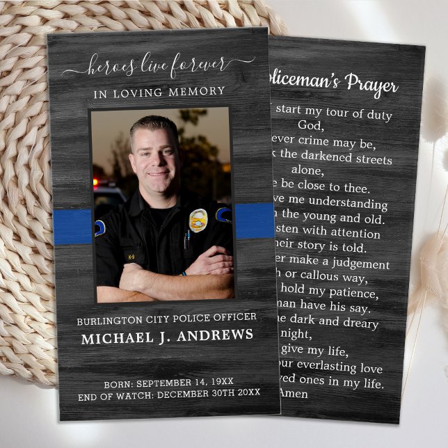 Carro de Oração Memorial da Polícia Funeral políci (Criador carregado)