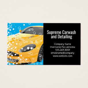 Carro Esportivo Amarelo Bolhas