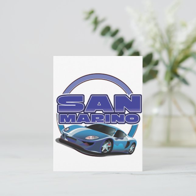 carro esportivo de san marino (Em pé/Frente)