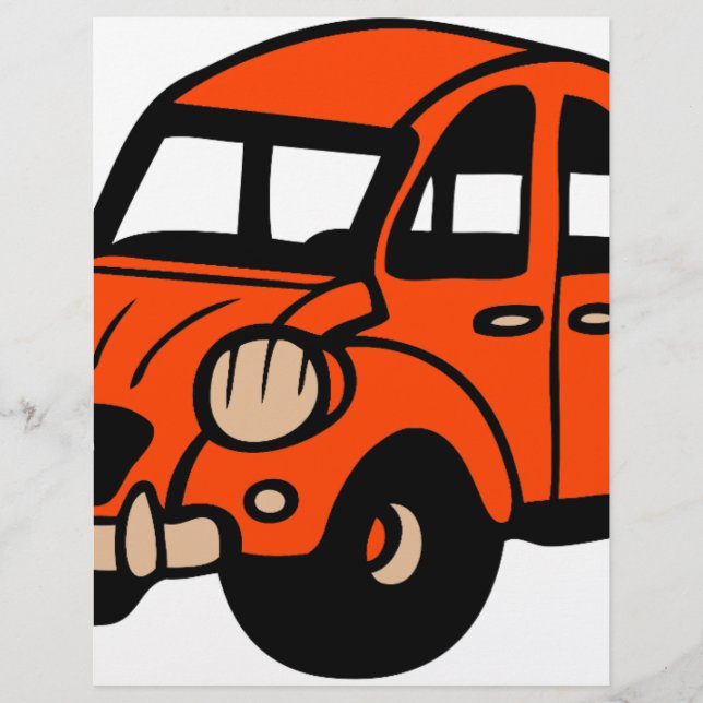 carro francês vintage 2 cv (Frente)