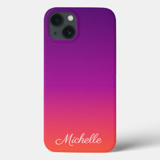 Carro-Mate ombre, cor-de-rosa e laranja