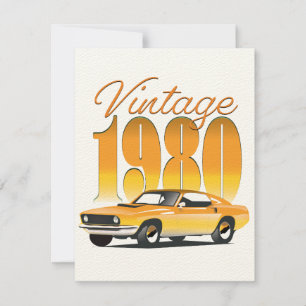 Carro Retro Vintage 1980