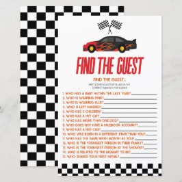 Carro Vermelho Encontre O Jogo De Chá de fraldas C