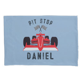 Carro Vermelho para Crianças Azuis Modernos