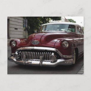 Carro vintage antigo - cartão postal