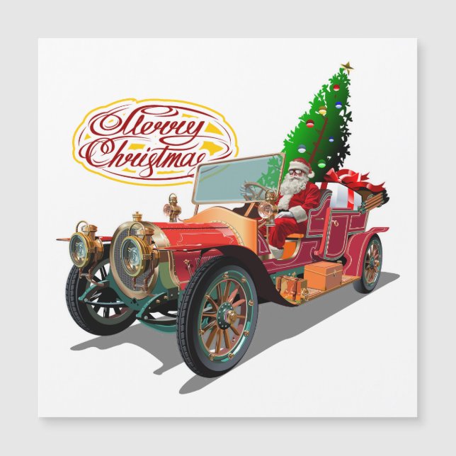 Carro vintage de Natal (Frente)