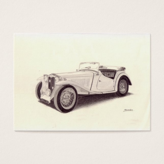 Carro vintage: MG TC (Frente)