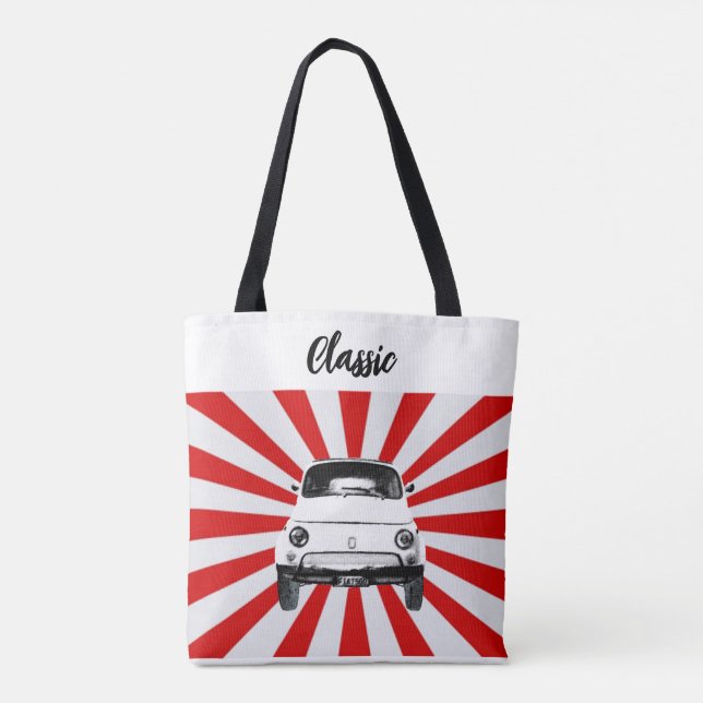 Carro vintage Sun Tote Bag (Verso)