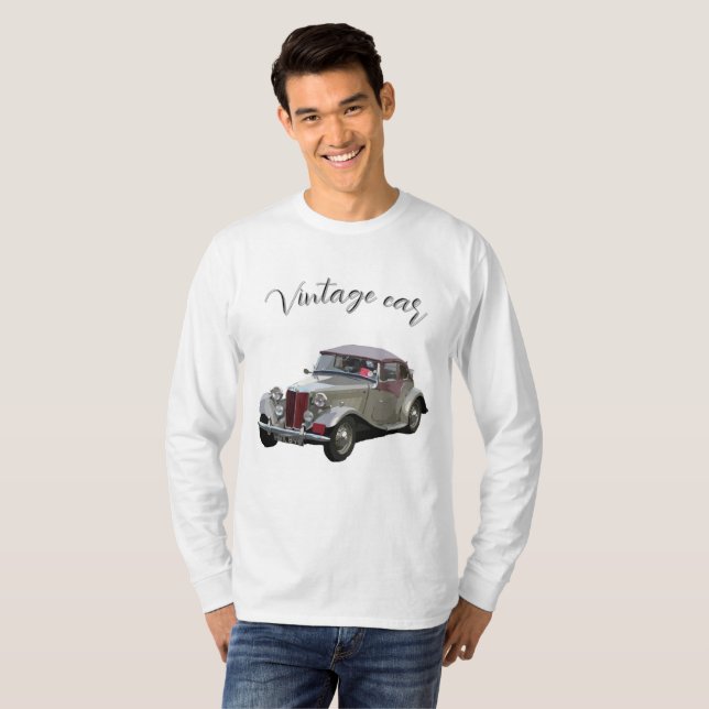 Carro vintage T-Shirt (Frente Completa)