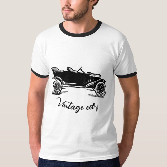 Carro vintage T-Shirt (Frente)