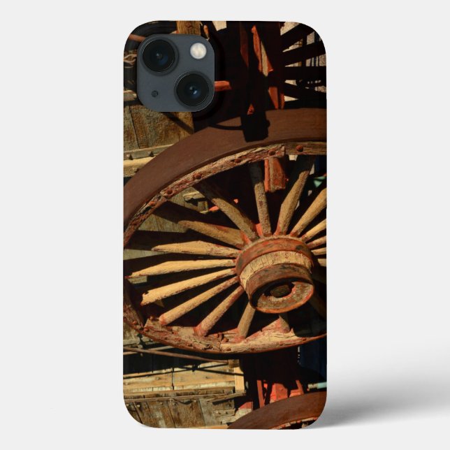 Carroça antiga de trem de mula (Verso)
