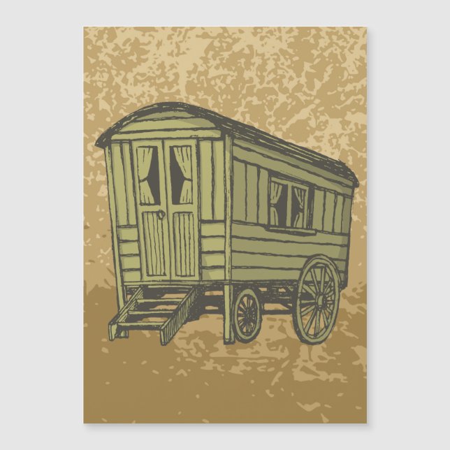 carroça de caravana cigana (Frente)