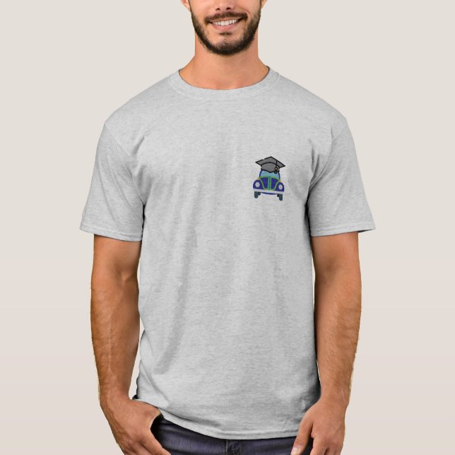 Carros, Bonés e Formandos, T-Shirt Básico (Frente)