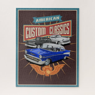 Carros Clássicos Personalizados - Quebra-cabeça