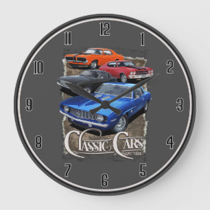 Carros Clássicos - Relógio Grande