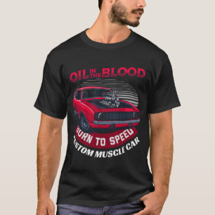 Carros Musculares, Nascer A Velocidade De T-Shirt 