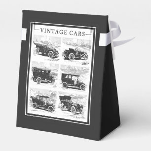 Carros vintage de caixas de favoritos personalizad