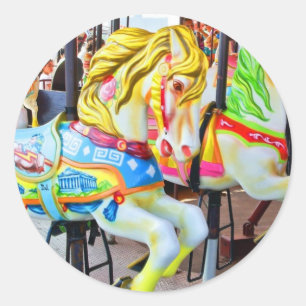 Carrossel - Coney Island, etiqueta de NYC