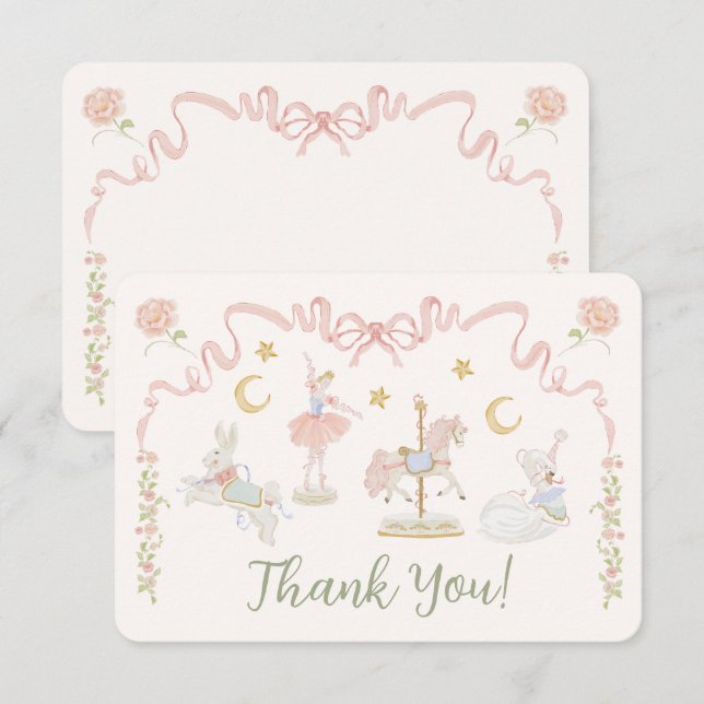 Carrossel Feliz-round Obrigado Nota (Frente/Verso)