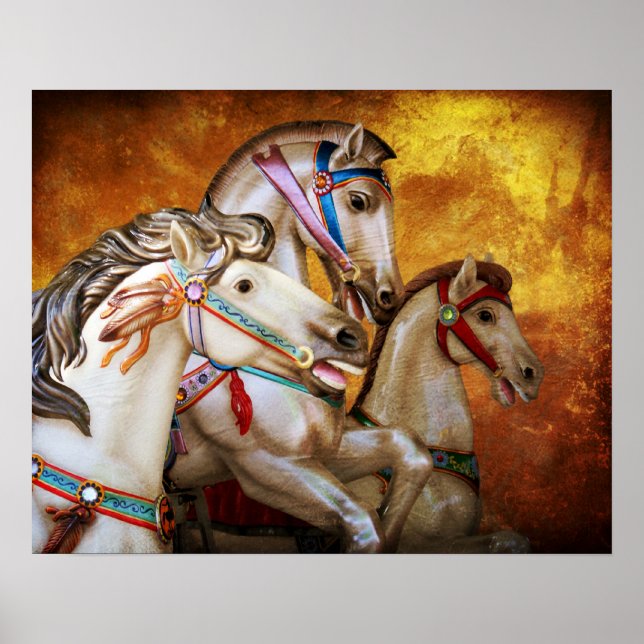 Carrossel Horses poster (Frente)