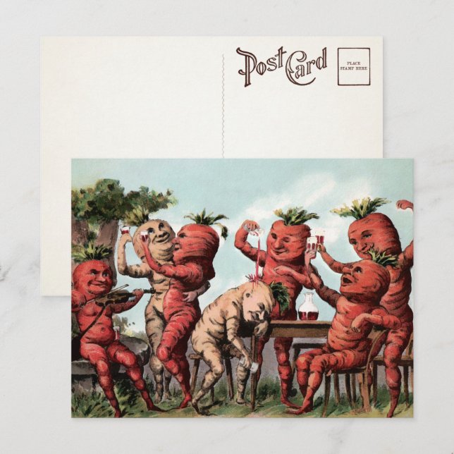 Carrots vitorianos - Cartão postal  (Frente/Verso)