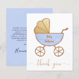 Carruagem de Chá do Baby Boy do Orçamento Obrigado