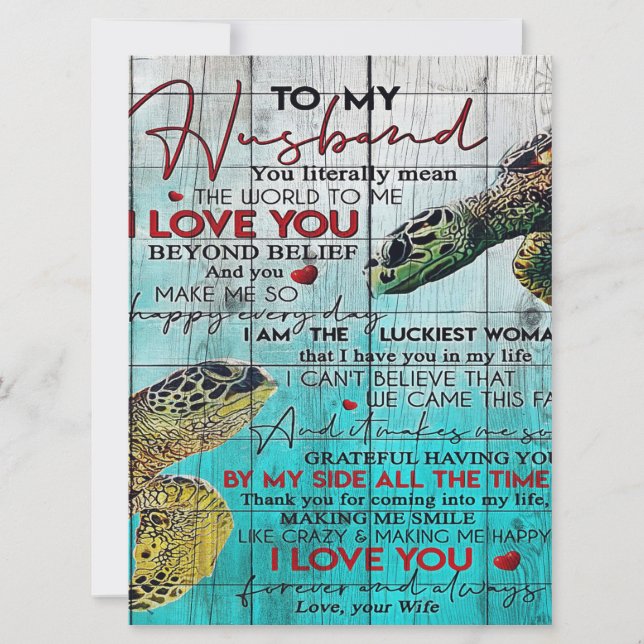 Carta Ao Meu Marido, Carta De Amor (Frente)