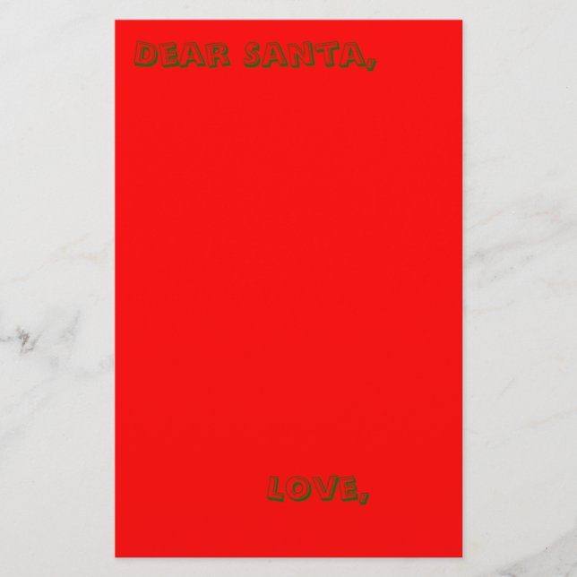 Carta aos Papais noeis (Frente)