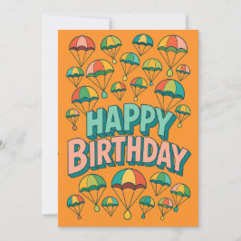 Carta de Aniversário do Design de Aniversário Feli