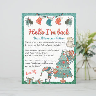 Carta de Devolução de Feriado de Natal