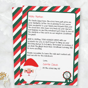 Carta de Natal do Papai Noel para Crianças