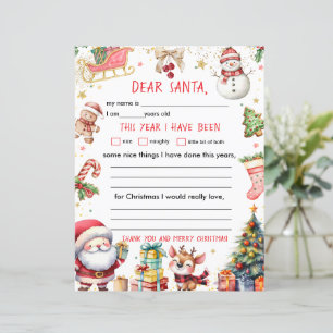 Carta de Natal para Papai Noel