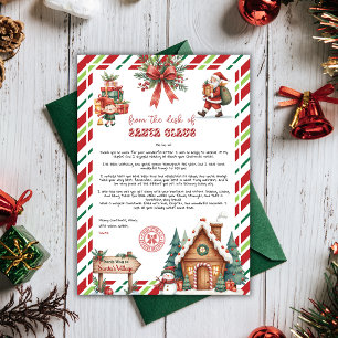 Carta de Natal Personalizada de Papai Noel Para Cr