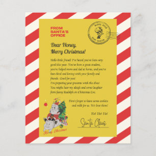 Carta de Papais noeis Personalizadas para Crianças