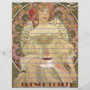 Carta de Poster de Café Vintage