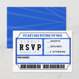 CARTA DE RESPOSTA VIP Convite Bar Bat Mitzvah