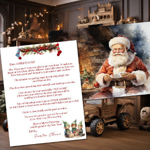 Carta de Santa Claus Elves Stockland Garland