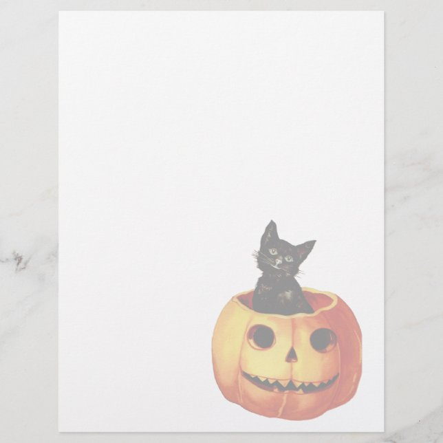 Carta de Vintage Halloween (Frente)