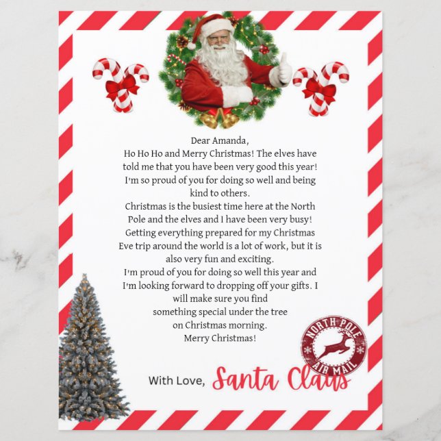 Carta Do Natal (Frente)