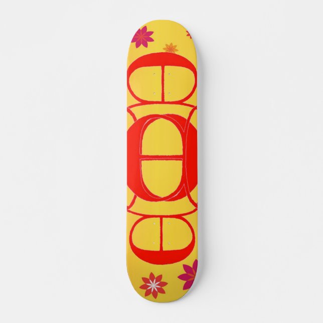 Carta E skateboard (Frente)