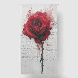 Carta e uma rosa