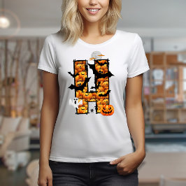 Carta estética Halloween t-shirt H