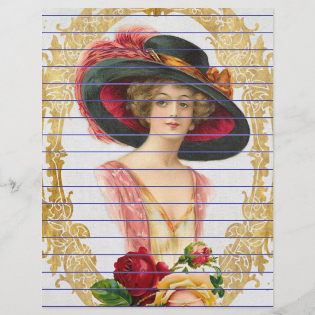 Carta Francesa Vintage (Frente)