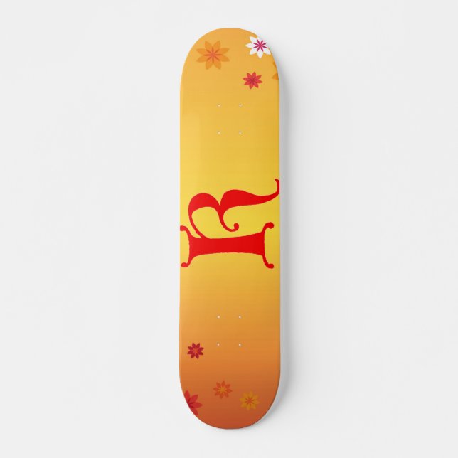 Carta K skateboard (Frente)