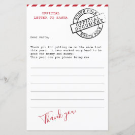Carta para o Papai Noel - Pacote Infantil