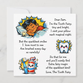 Carta Personalizada da Fada dos Dentes