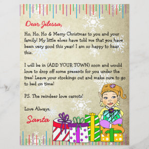 Carta Personalizada de Papai Noel